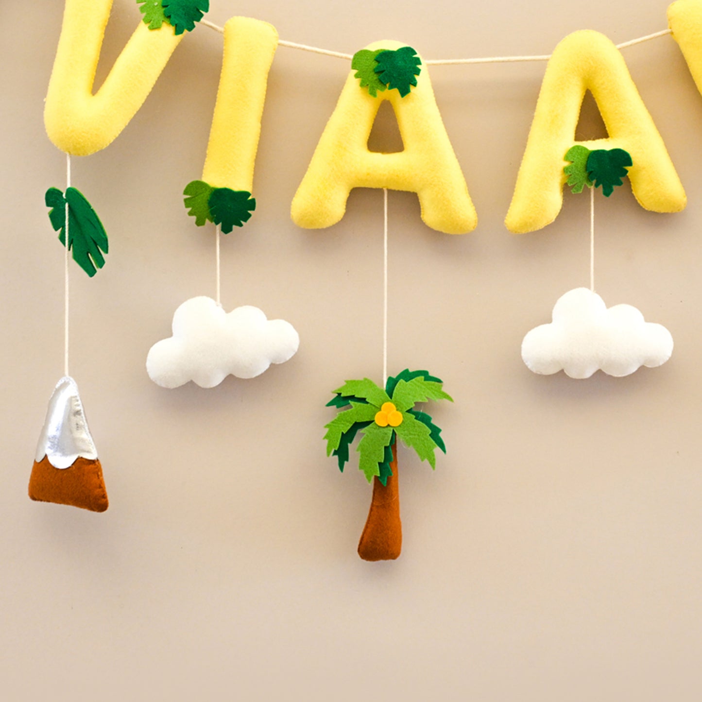 Junior Dinoland Delights Personalised Name Bunting