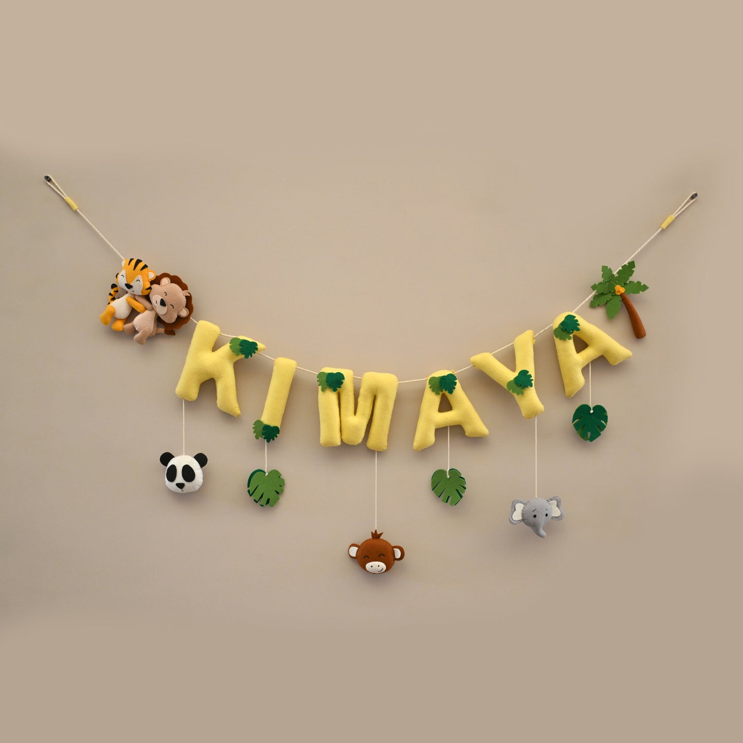 Junior Zooloo Safari Personalised Name Bunting