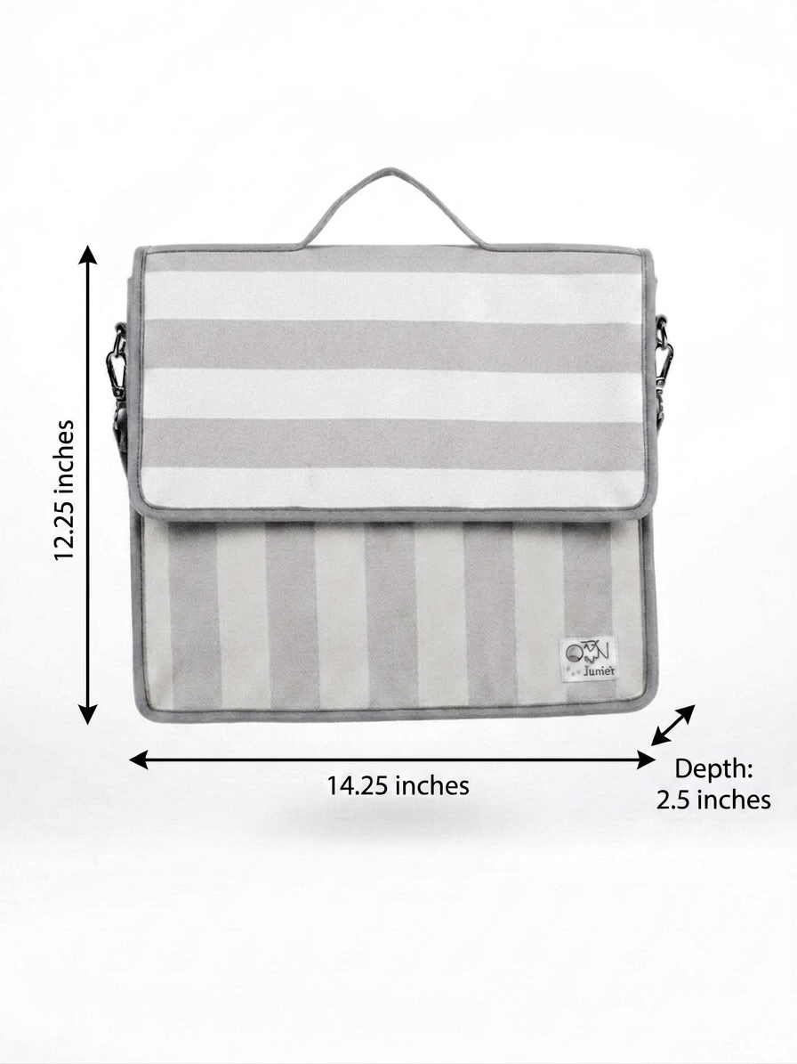 Adventure Stripes Personalized Kids Art & Stationery Folder Bag