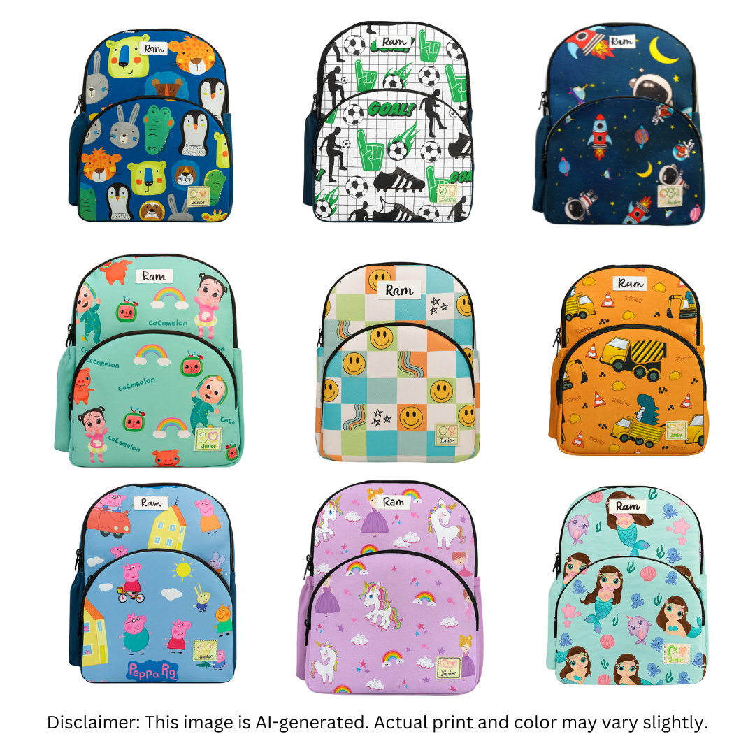 Junior Way to School Personalised Backpack