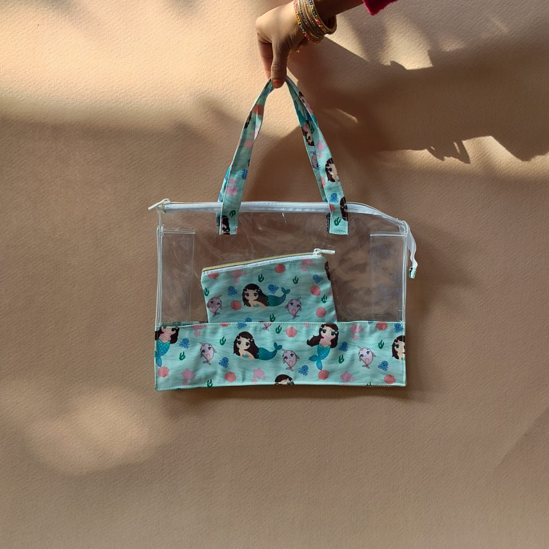Junior Versatile Swim/Art Time Personalized Carry Tote