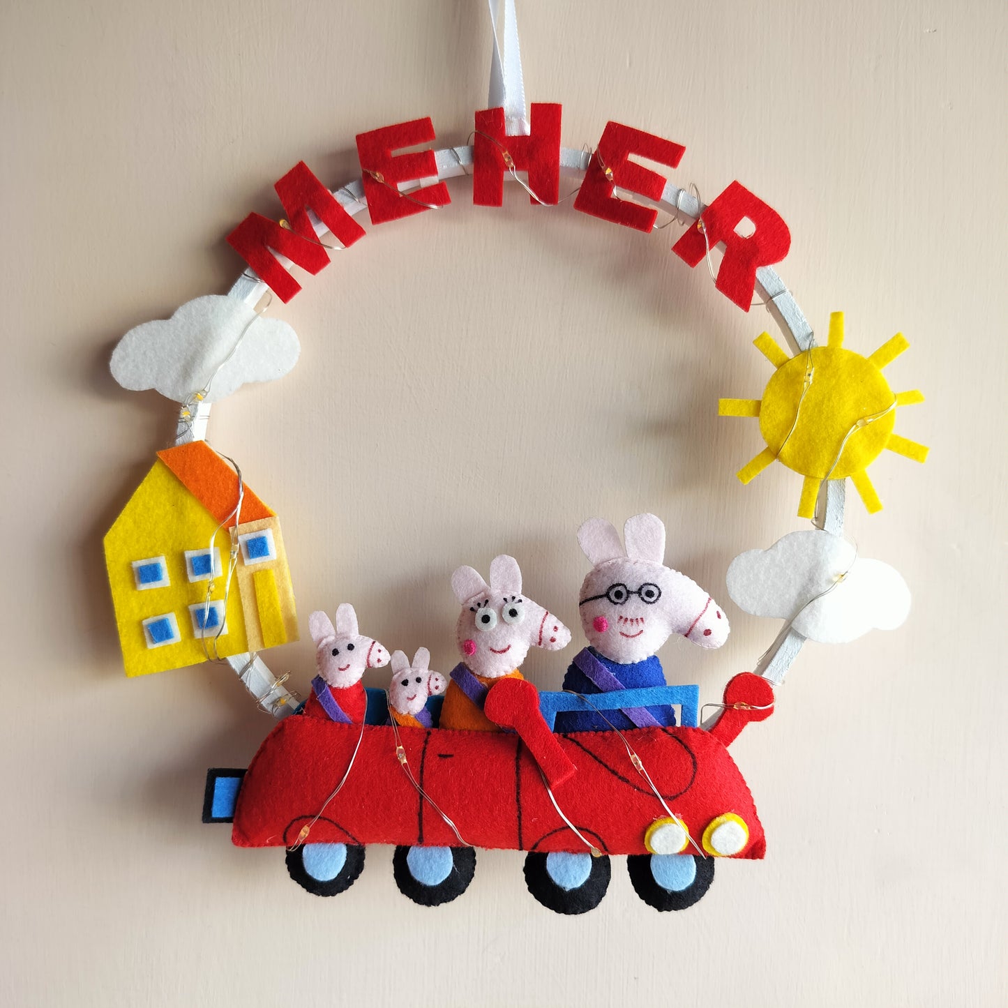 Junior Peppa Paradise Personalised Mini Hoop