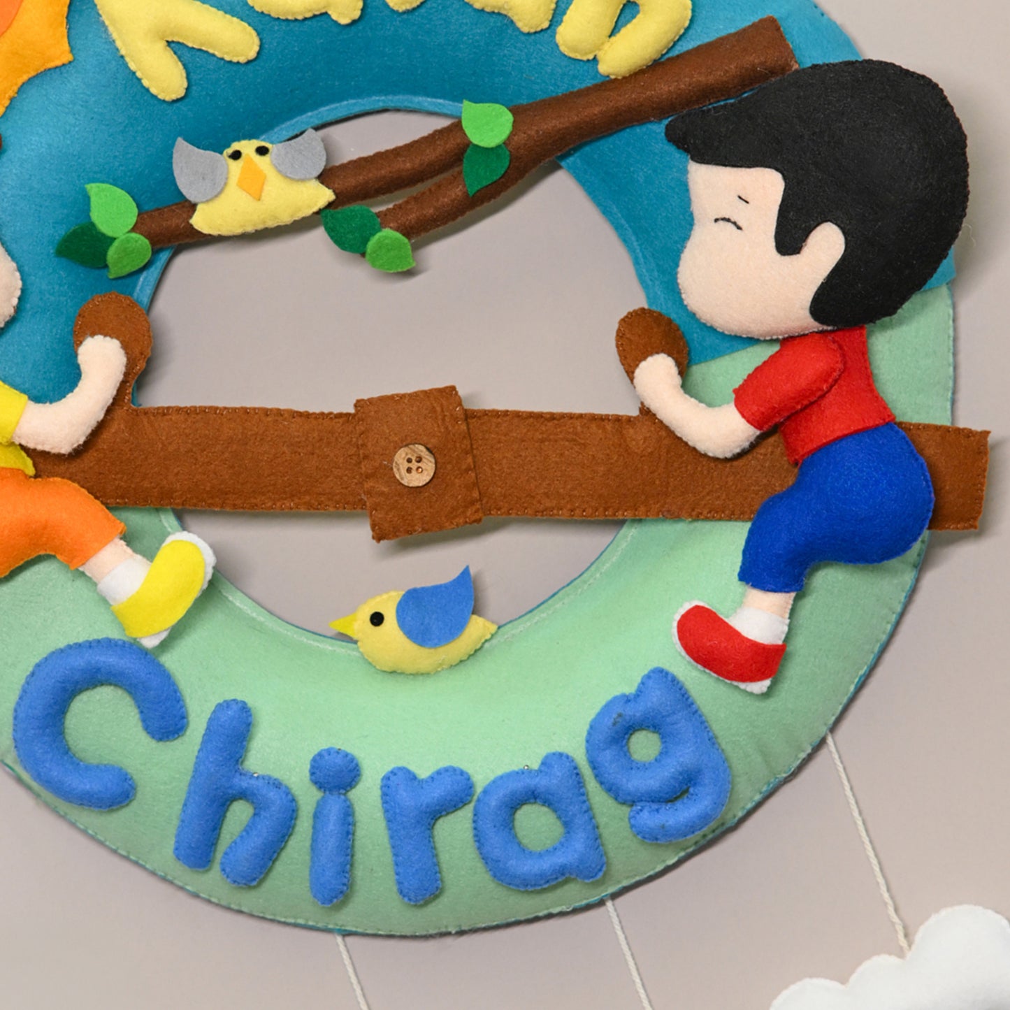 Junior Handmade Siblings Wall Decor
