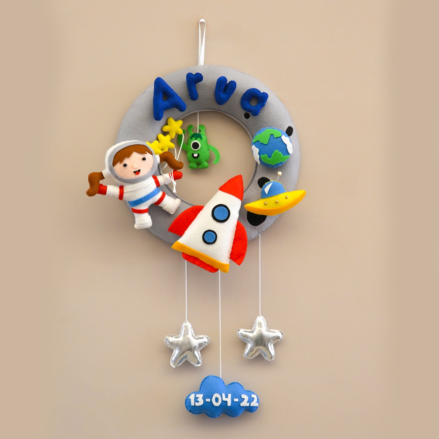Junior Astronaut Adventure Personalized Wall Decor