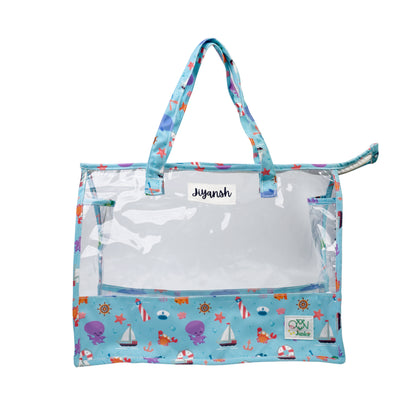 Junior Versatile Swim/Art Time Personalized Carry Tote