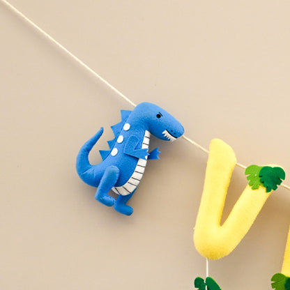 Junior Dinoland Delights Personalised Name Bunting