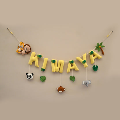 Junior Zooloo Safari Personalised Name Bunting