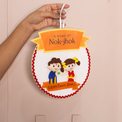 Happy Bhai Nok-Jhok Wall Hanging