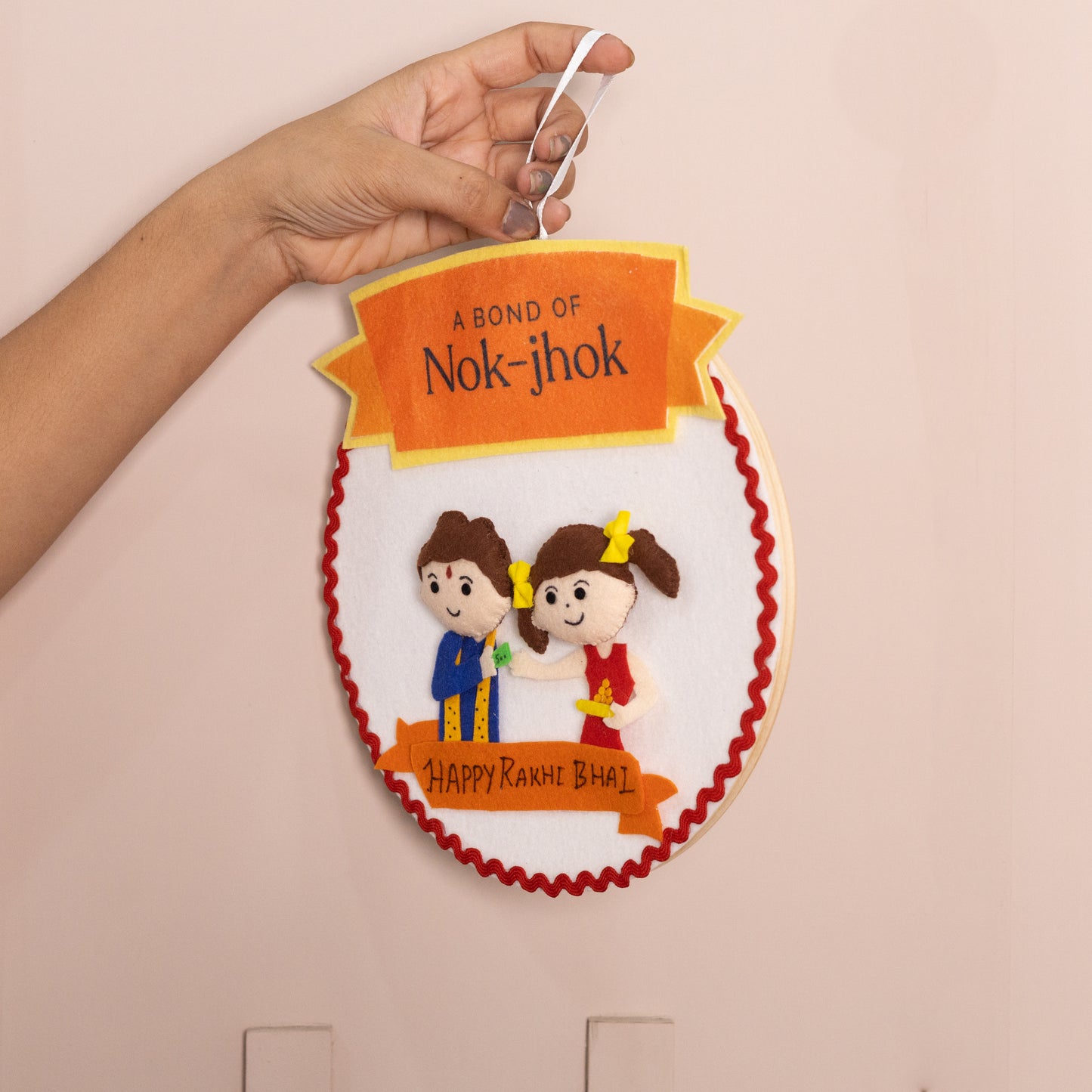 Happy Bhai Nok-Jhok Wall Hanging