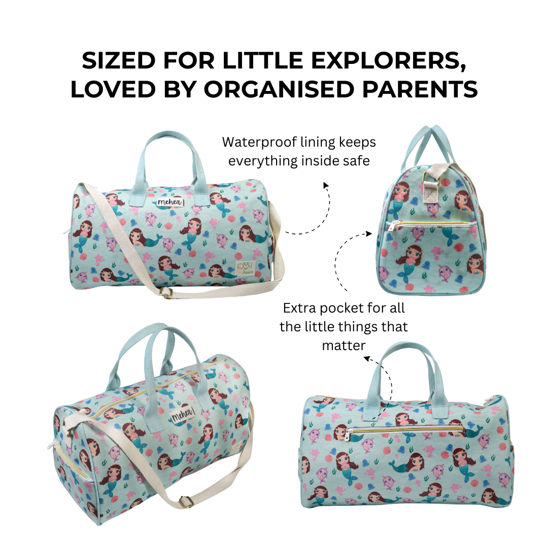 Junior Little Explorers Personalised Duffle Bag
