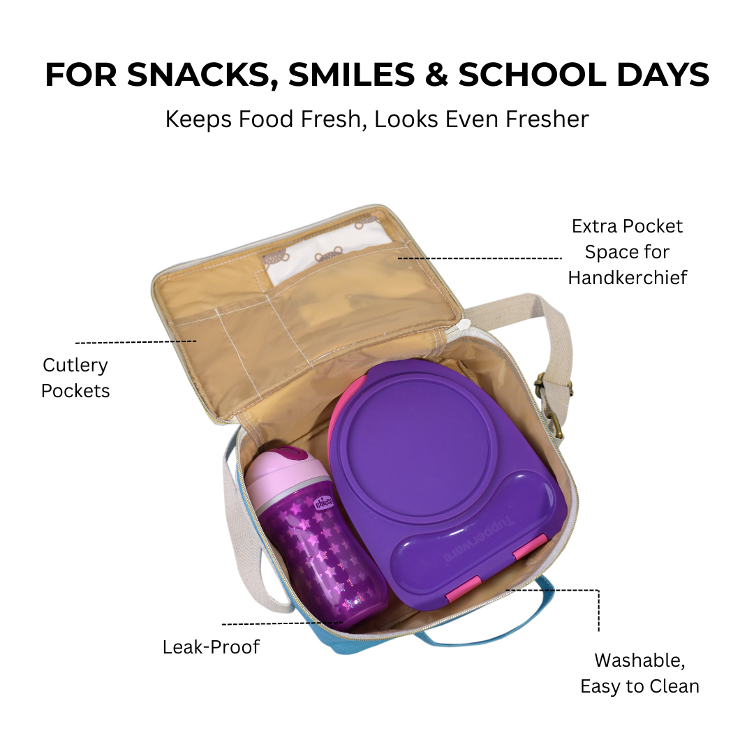 Junior Hot Meal Personalized Tiffin Bag/Sling