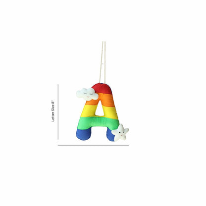 Personalized Rainbow Them Jumbo Letter Hanging