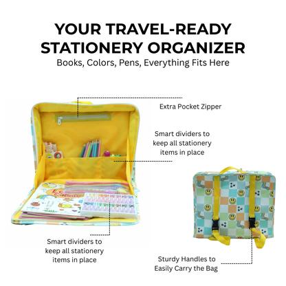 Kids Art and Stationery Organizer Bag