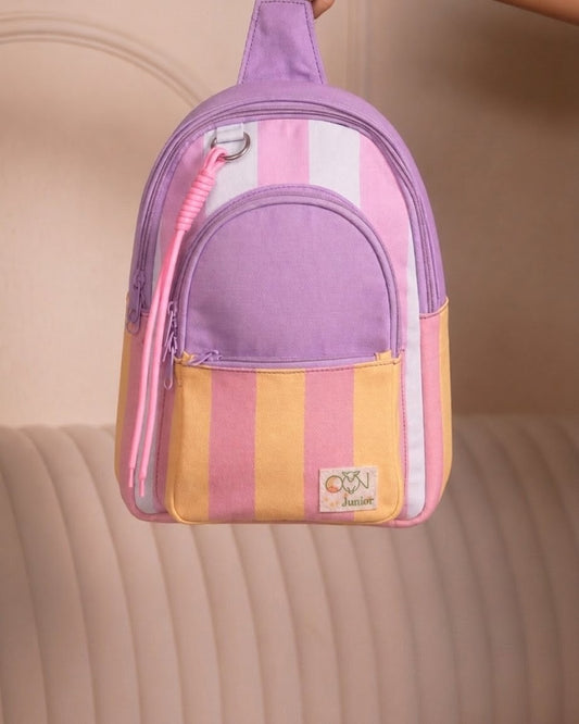Timeless Stripes Personalized Kids Crossbody Bag