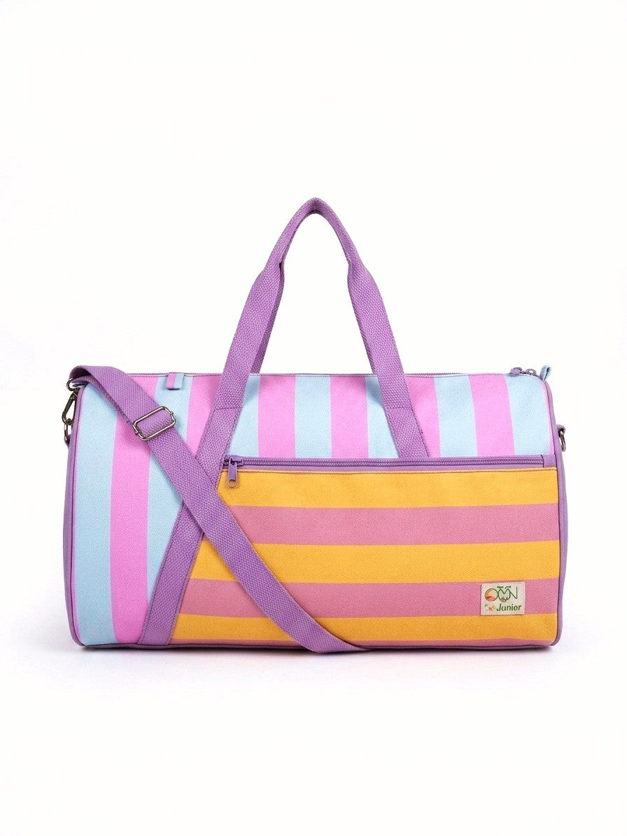 Timeless Stripes Personalized Kids Duffle Bag
