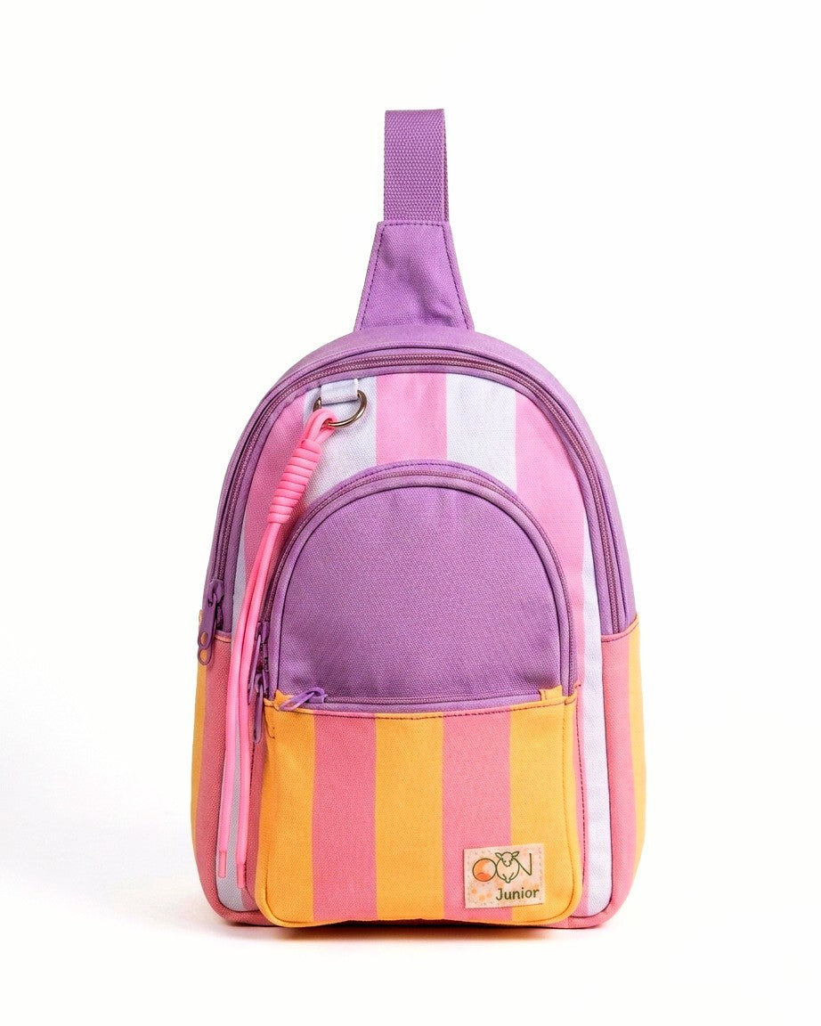 Candy Stripes Personalized Kids Crossbody Bag