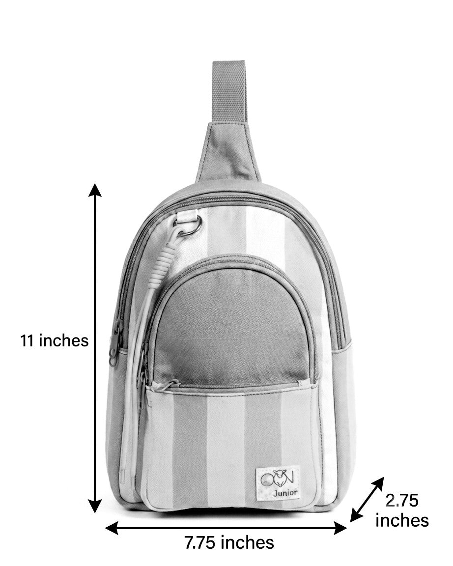 Candy Stripes Personalized Kids Crossbody Bag