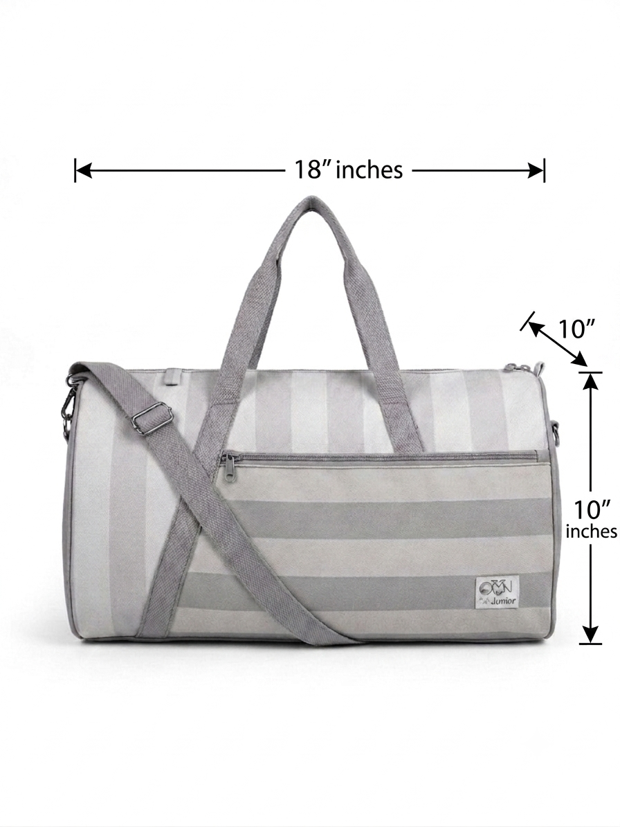 Colour Pop Stripes Personalized Kids Duffle Bag
