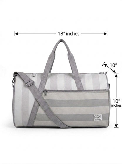 Colour Pop Stripes Personalized Kids Duffle Bag