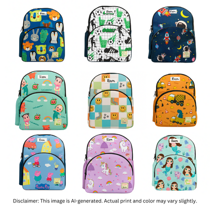 Junior Way to School Personalised Backpack