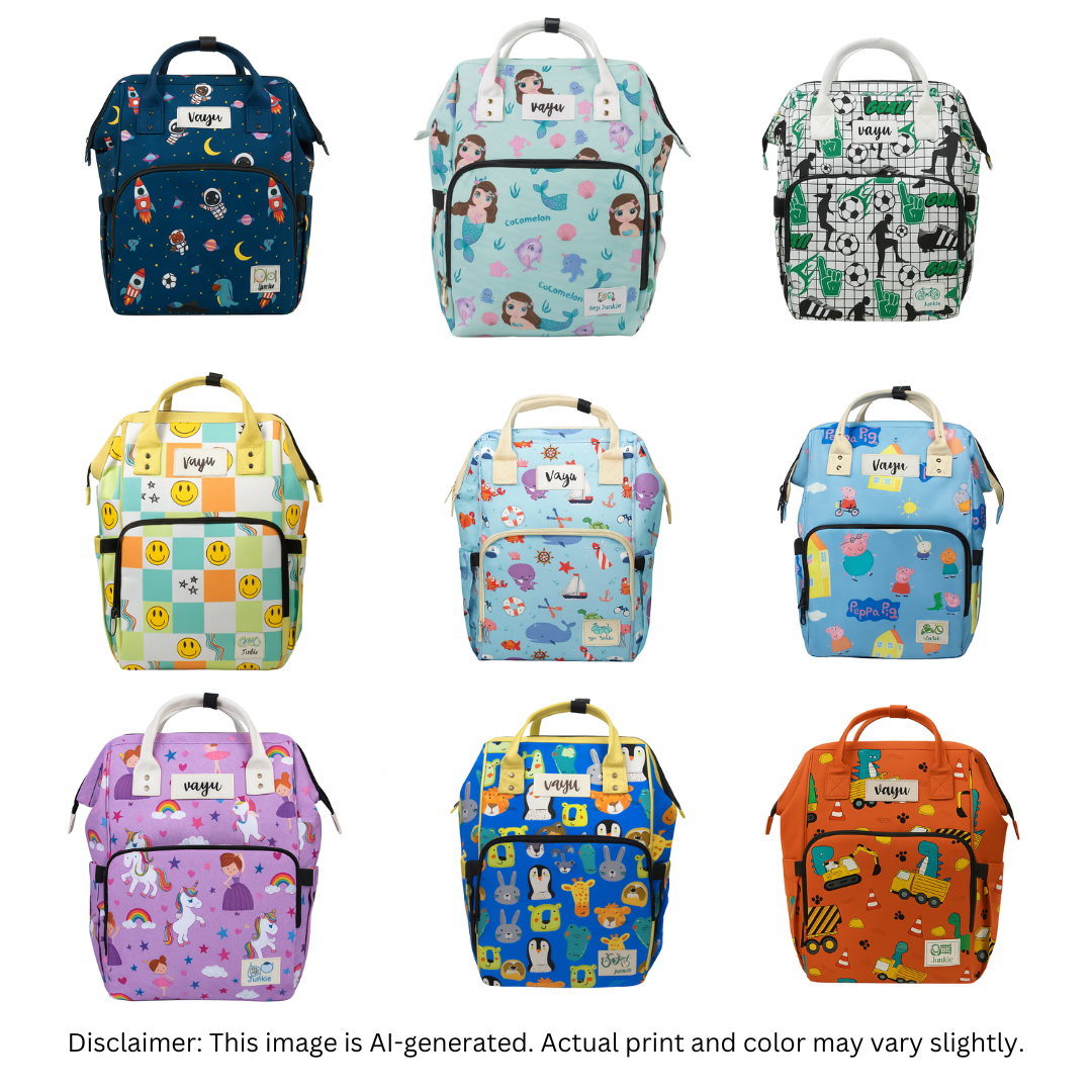 Junior Toddler Personalised Diaper Bag