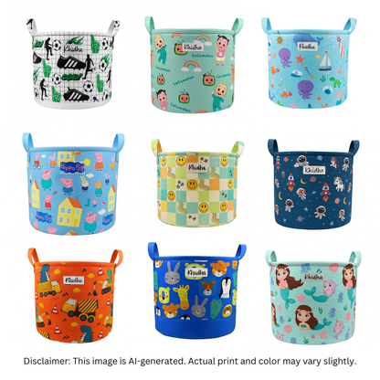 Junior Playful Personalised Toy Basket