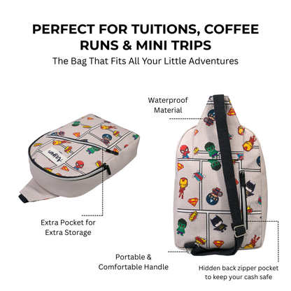 Junior On the Go Personalised Cross Body Bag