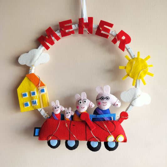 Junior Peppa Paradise Personalised Mini Hoop