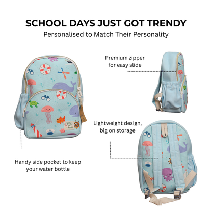 Junior Way to School Personalised Backpack