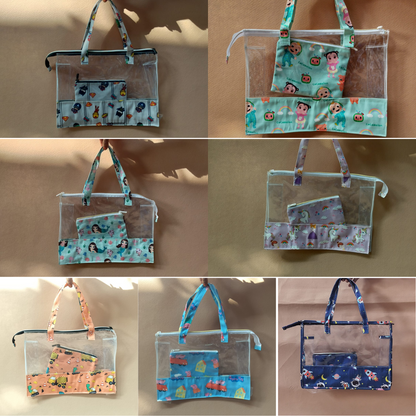 Junior Versatile Swim/Art Time Personalized Carry Tote