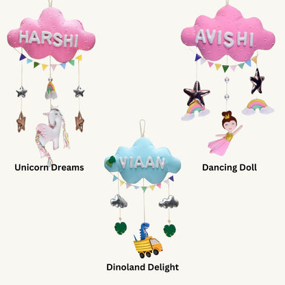 Junior Zooloo Safari Personalised Cloud Hanging