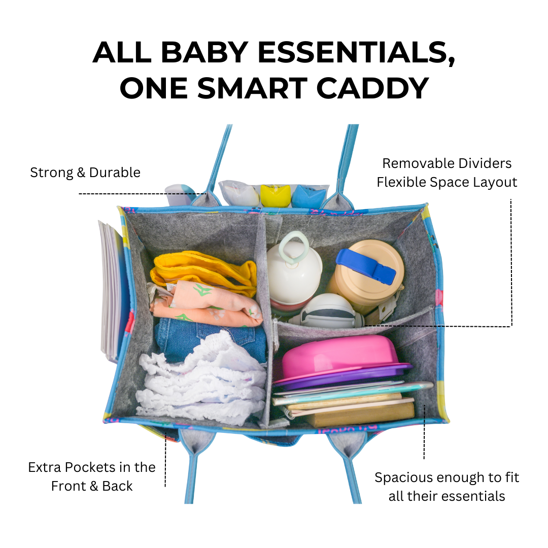 Junior Tidy Up Personalised  Diaper Caddy