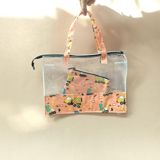 Junior Versatile Swim/Art Time Personalized Carry Tote