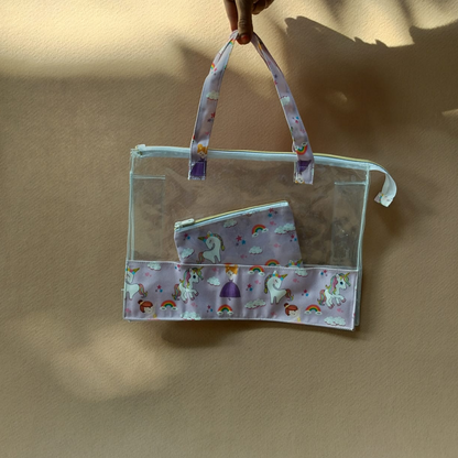 Junior Versatile Swim/Art Time Personalized Carry Tote