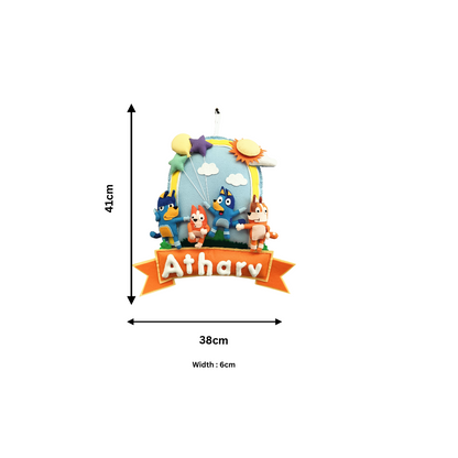 Bluey World Name Plate