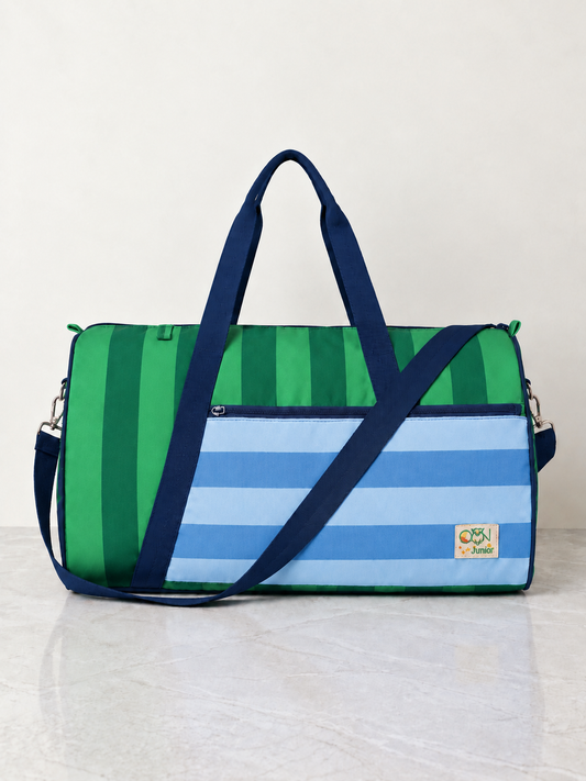 Adventure Stripes Personalized Kids Duffle Bag