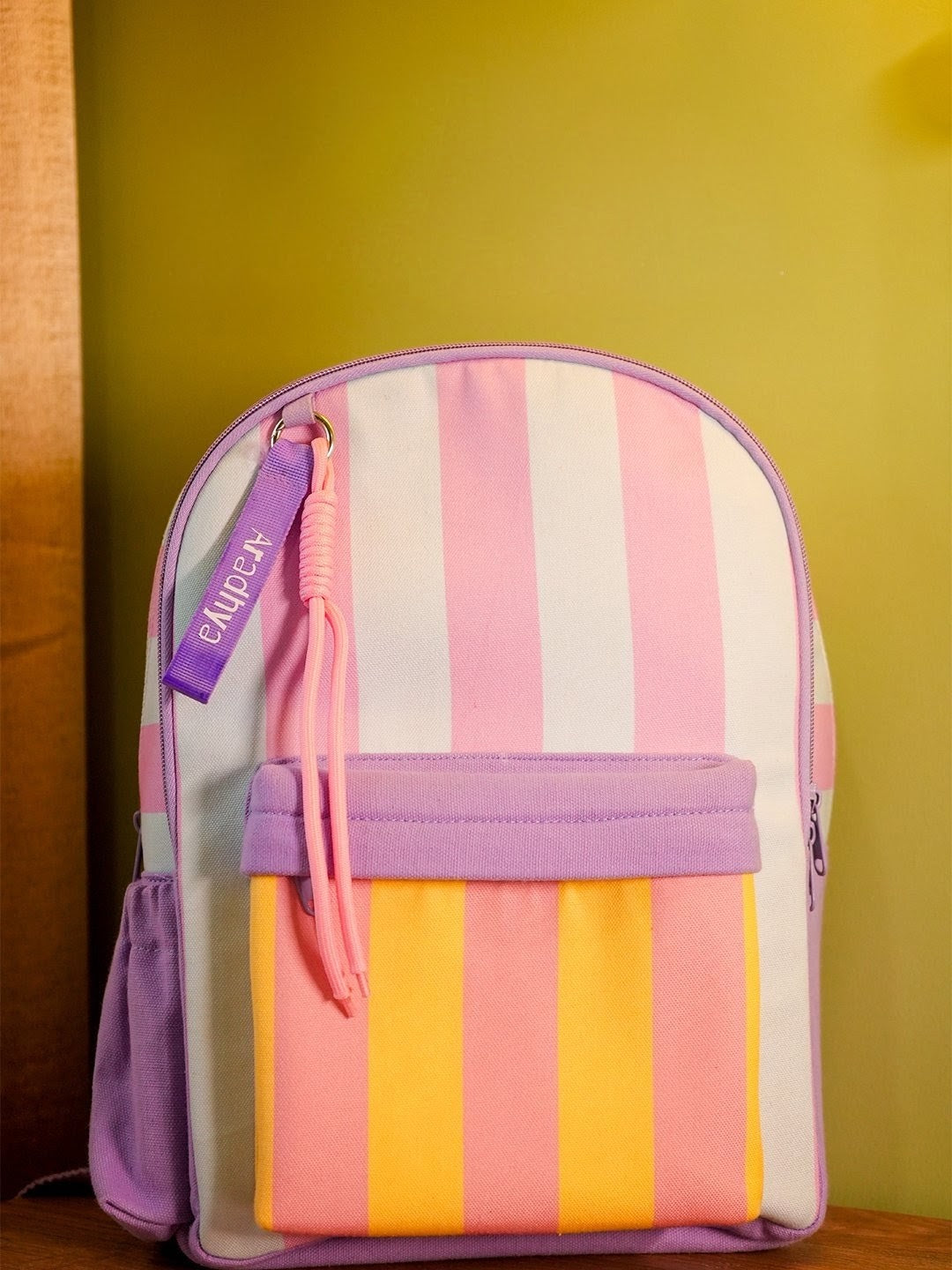 Timeless Stripes Personalized Kids Backpack