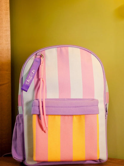 Candy Stripes Personalized Kids Backpack