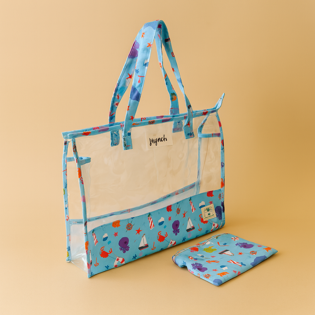 Junior Versatile Swim/Art Time Personalized Carry Tote