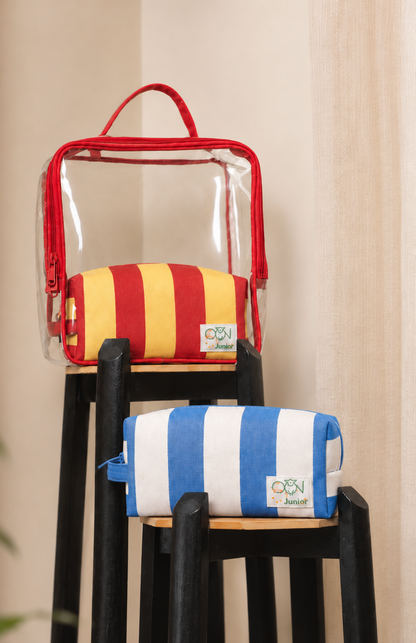 Colour Pop Stripes Personalized Multi-Purpose Kids Pouch