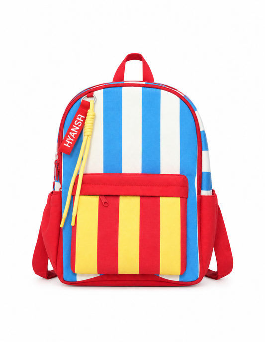 Colour Pop Stripes Personalized Kids Backpack