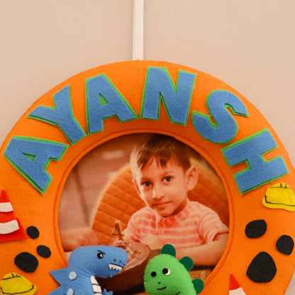 Junior Dinoland Delights Personalised Photo Hoop