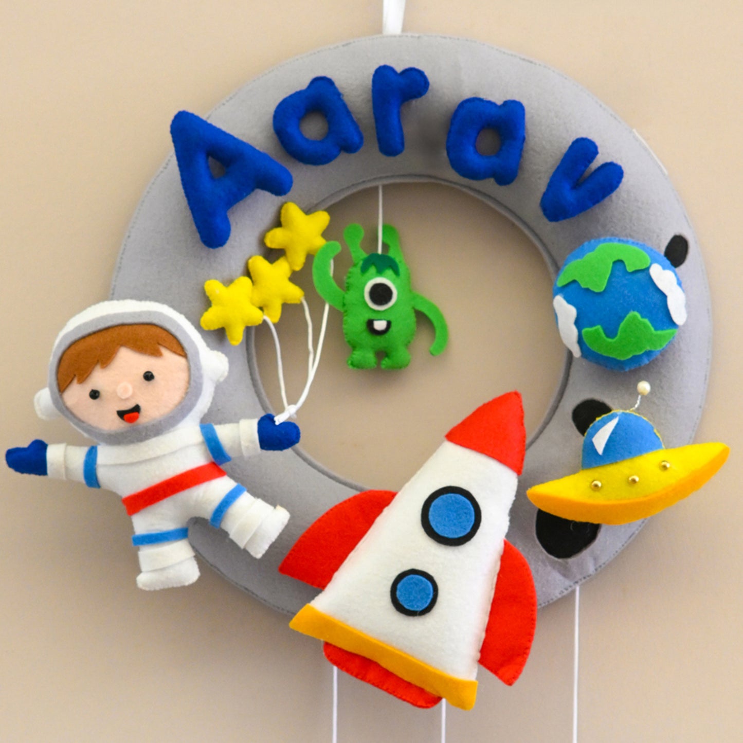 Junior Astronaut Adventure Personalized Wall Decor
