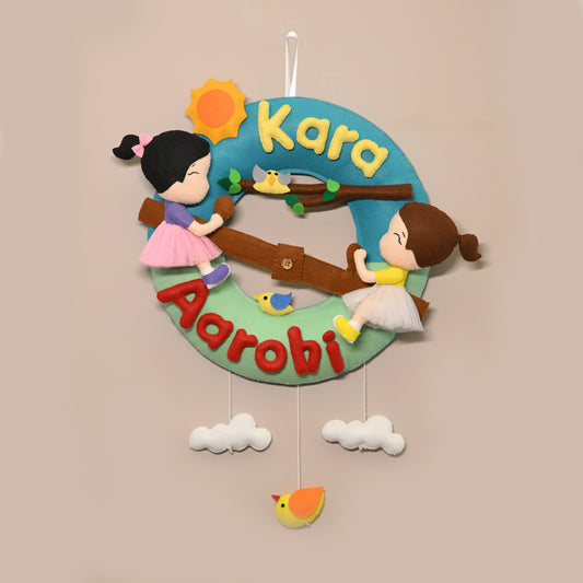 Junior Handmade Siblings Wall Decor