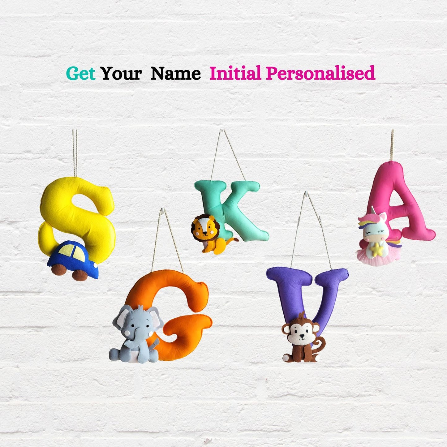 Junior Jumbo Letters/Initial - Customise Themes