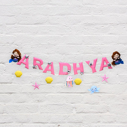Junior Mystique Mermaid Magic Personalised Name Bunting