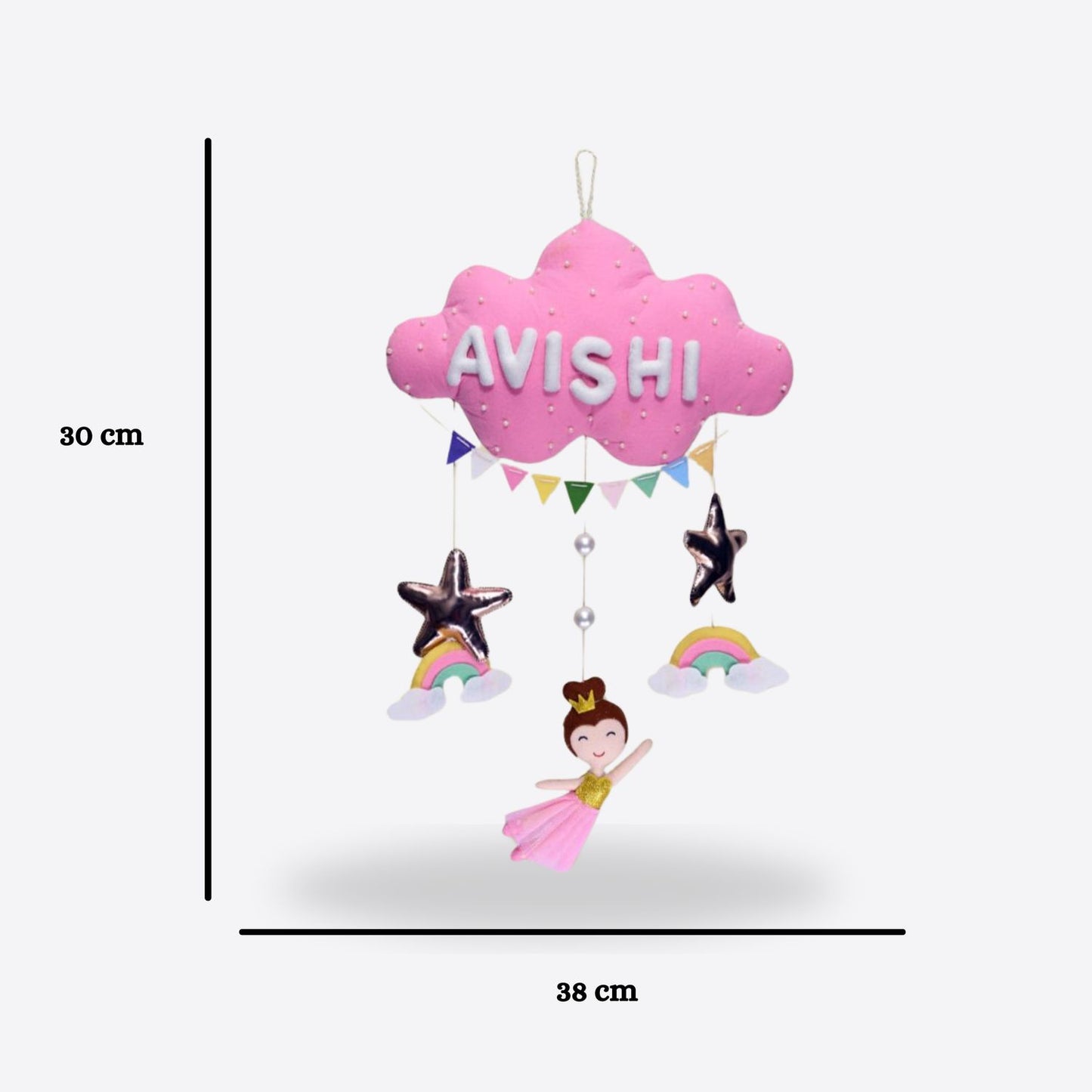 Junior Dancing Dolls Personalised Cloud Hanging