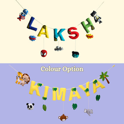 Junior Zooloo Safari Personalised Name Bunting