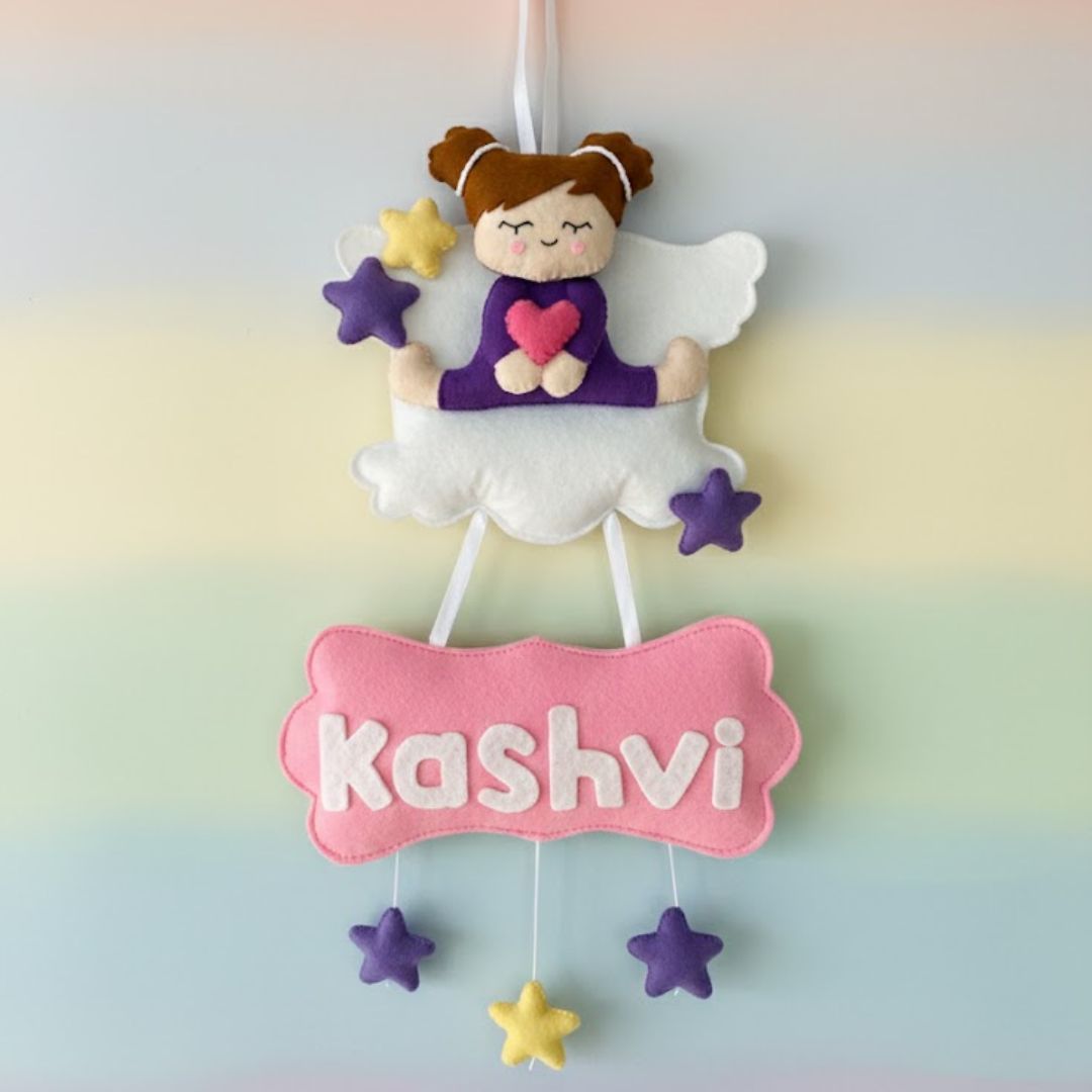 Junior Custom Personalized Baby Name Cloud Wall Hanging