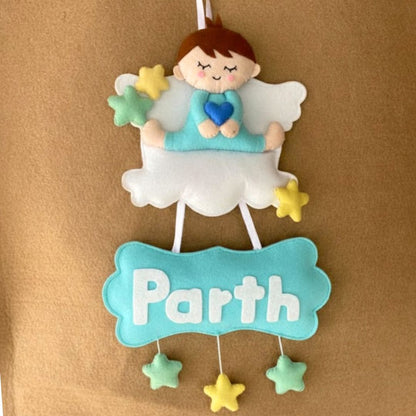 Junior Custom Personalized Baby Name Cloud Wall Hanging